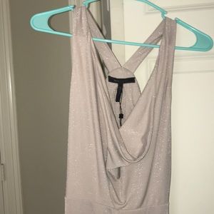 Shimmery Champagne BCBG Max Mini Cocktail Dress